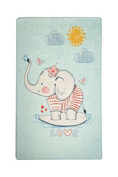 Chilai Home Covoare copii, 160 cm x 100 cm , Antibacterian, netoxic , Baza anti-alunecare