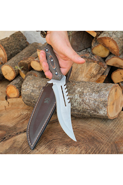 kösemehmet Verzalit saplı kampçı bıçağı