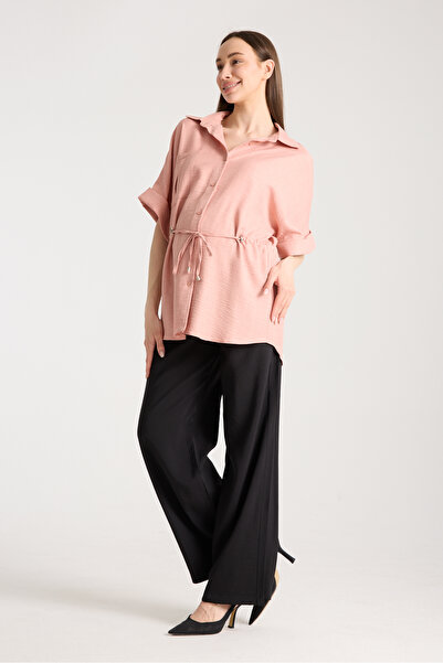 Entarim Maternity Shirt Collar Tunic