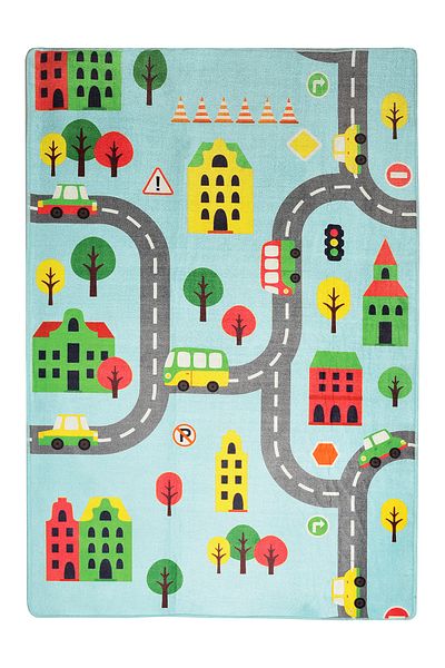 Chilai Home Covoare copii, 160 cm x 100 cm , Antibacterian, netoxic , Baza anti-alunecare