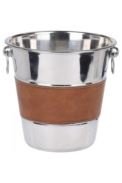 Excellent Houseware Frapiera Excellent Leather, stainless steel, 21 x 21 cm