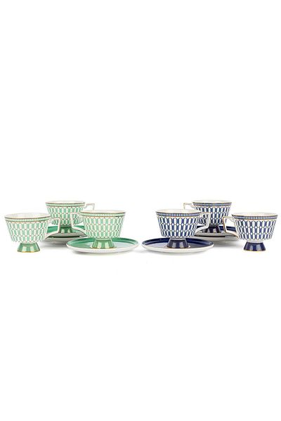 Mikasa Moor Indigio Set of 6 Coffee Cups - 90Cc