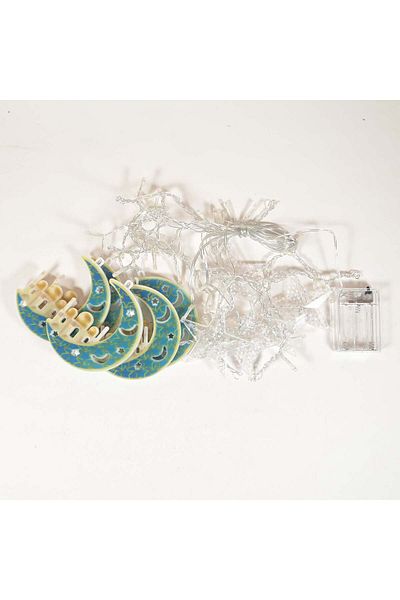 Party and Story Luminous Ramadan decorations crescent shape, 2 meters, 10 lines