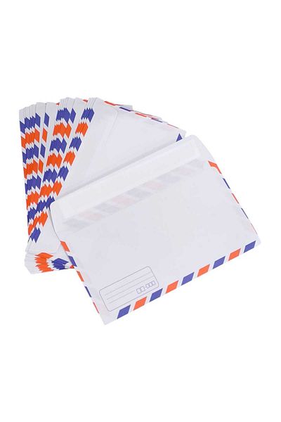 Party and Story Striped letter envelope 20 pieces Size 16CM Ã—9.50CM