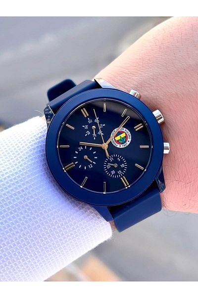 Quantum Fenerbahçe Licensed Internal Functions Active 3 Atm Silicone Cord Fan Wristwatch 1907.999