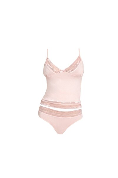 mdm style Γυναικεία Δαντελένια Χτενισμένα Βαμβακερά Αθλητικά Σλιπ / Σετ Καμισ...