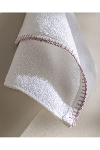 Madame Coco Aveline Kroşeli 2-пакет 100% бавовняних рушників для рук - білий/ліловий