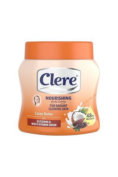 Clere Clear Cocoa Butter Body Cream | 500ml