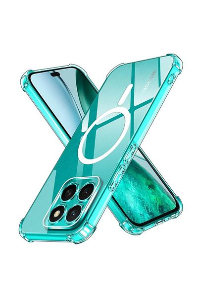 SKYDDAR INNOVATION Case for Honor X8c, Shockproof MagSafe, Transparent, sticker set