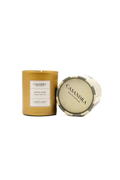 Casandra Royal Poem ( Patchouli & Şakayık & Armut ) Soya Mumu