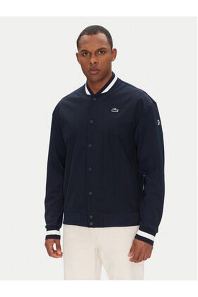 Lacoste Geacă bomber bărbătească SH1045 bleumarin