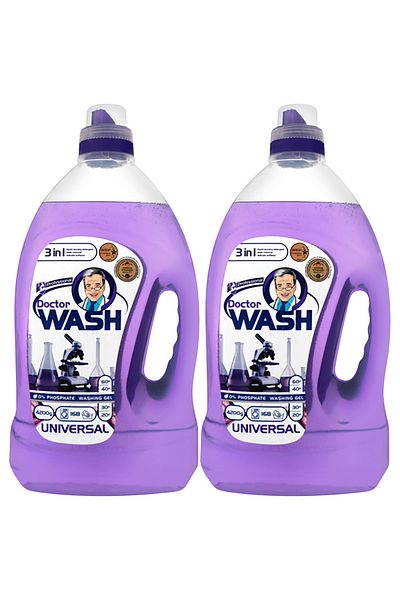BrsWAsh Doctor Wash Universal Washing Gel, 4.2 L X2pcs