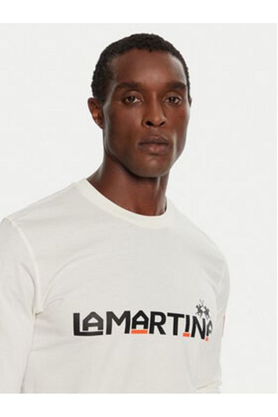 LA MARTINA Men's Longsleeve ZMR008 JS206 White