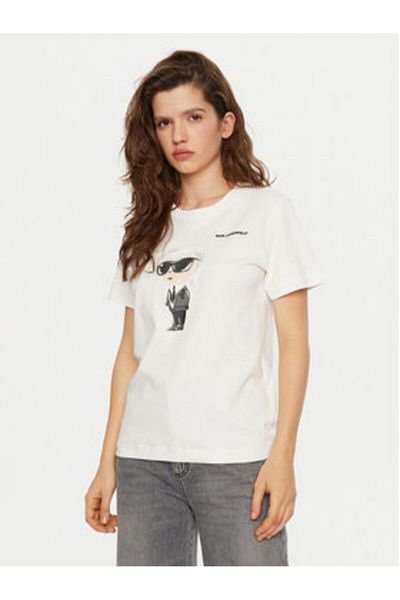 Karl Lagerfeld Tricou damă A1W17130 alb