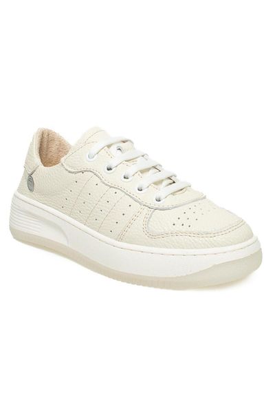 Mammamia D25Ya-435 Women's Leather Sneaker Shoes