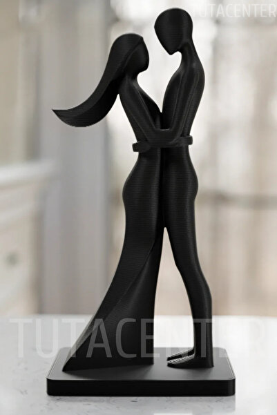 Lover Couple Figure Trinket, Decorative Hugging Couple Accessory, Valentine's Day Gift 10cm