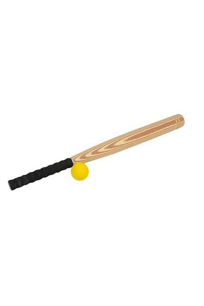 OEM Set bata de baseball cu minge inclusa pentru copii, 65 cm, Nebunici