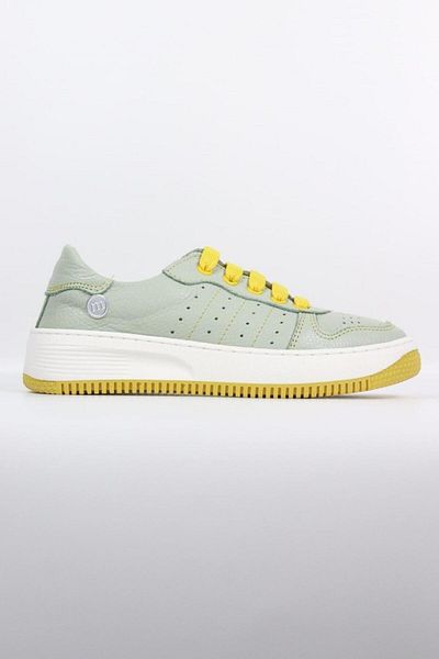 Mammamia D25Ya-435 Women's Leather Sneaker Shoes