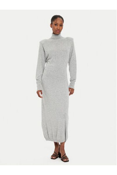 Kontatto kontaktatto Women's Knitted Dress AI2025 Gray