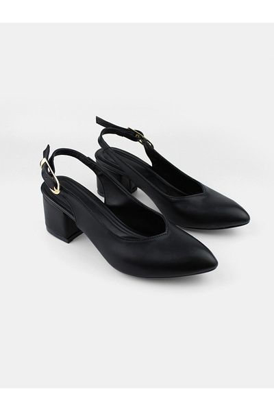MAGGIO Black Women's Heeled Shoes Are Narrow Fit, Buy One Size Larger