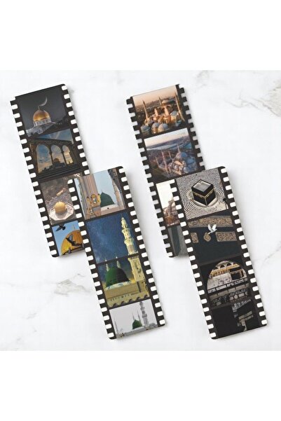 riyaz مجموعة من 4 إشارات مرجعية مزدوجة الجوانب – كرتون سميك، مع سيلوفان غير ل...