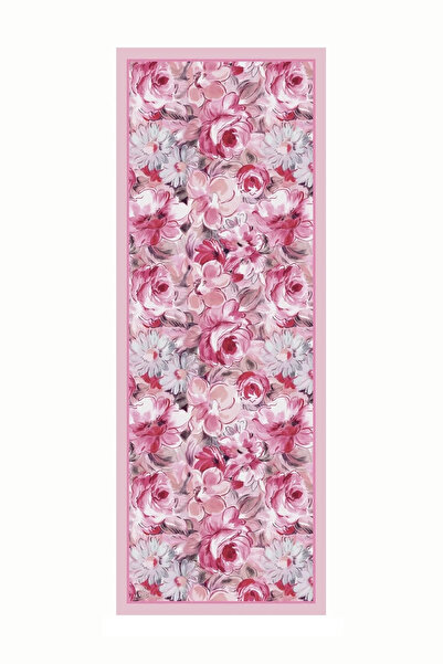 Mooncorn Pink Rossel Pattern Cotton Shawl