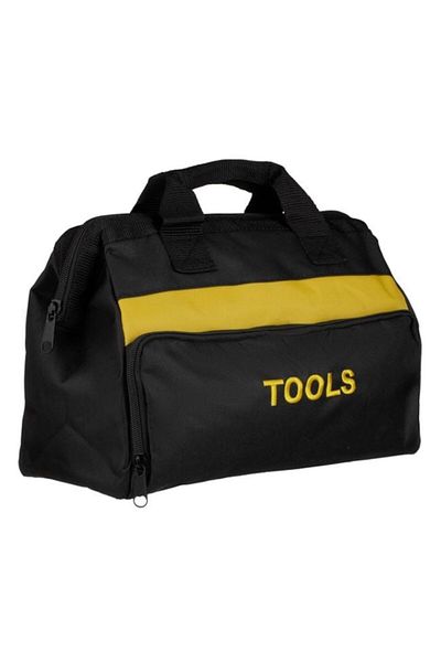 AVA Tool Bag, Polyester, Black/Yellow, AVA, 30x13x25cm