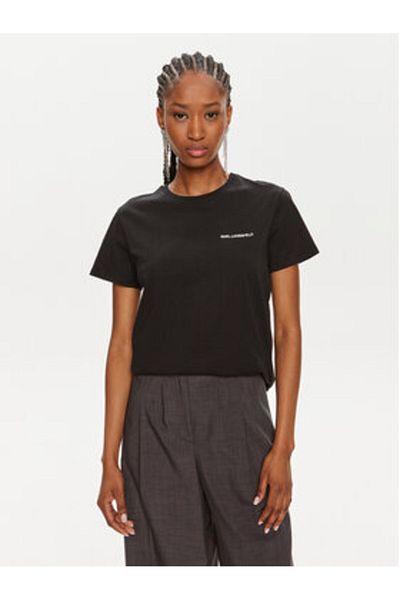 Karl Lagerfeld Tricou damă 245W1714 negru