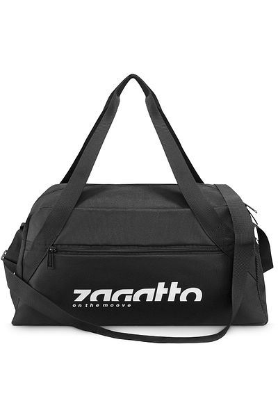 zagatto Unisex Sports & Travel Bag Fit Air Black 45x25x20 Cm With Adjustable Strap Zg843