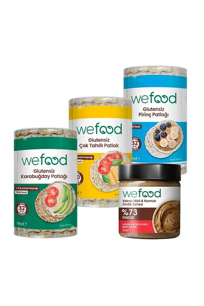 Wefood Kakao Nibli Nut Paste 200 Gr + Wefood Patlak Trial Package