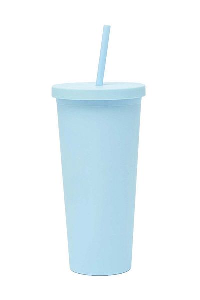 PRICKLY PEAR Blue Sippy 24 Oz Plastic Water Bottle