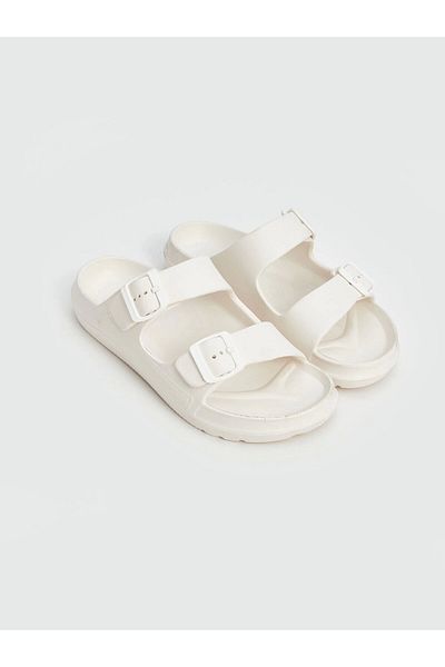LC Waikiki Lcw Steps White Double Strap Women's Sandals
