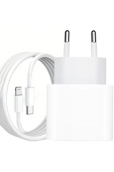 OEM Set încărcător compatibil cu iPhone 14 Plus/14/13/12/11/Pro/Pro Max/iPad/AirPods, încărcare rapidă 20W