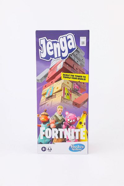Hasbro 45 Pcs Stacking Tower Fortnite Edition, Purple Combo