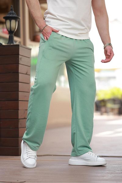 Madmext Ανδρικό Φούτερ Çağla Green Relaxed Fit E6560