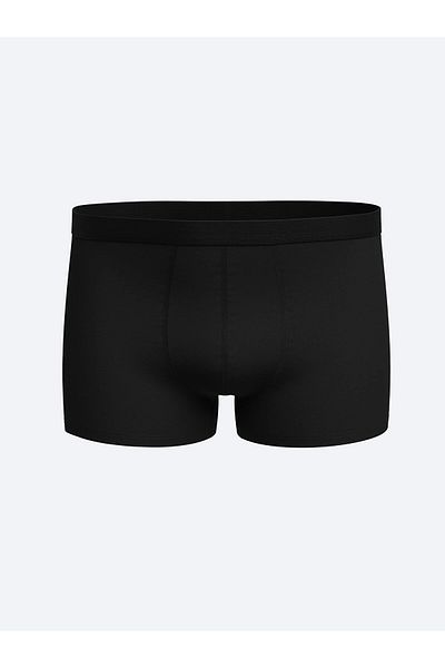 LC Waikiki Μαύρο Standard Mold Cotton Flexible Ανδρικό Boxer Σετ 3 τεμαχίων