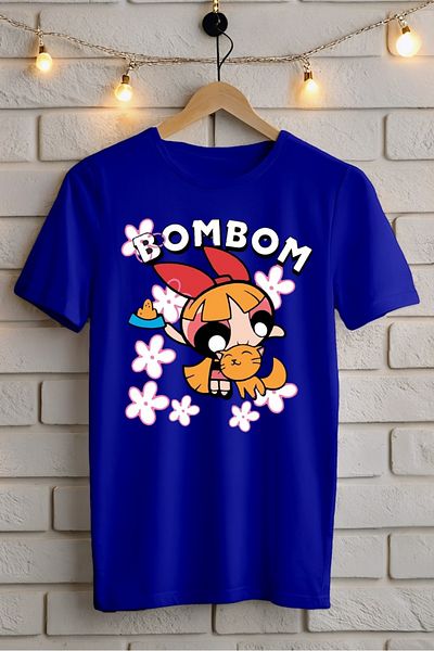 New Shine Μπλουζάκι Powerpuff Girls Orange Blossom με στάμπα Oversize
