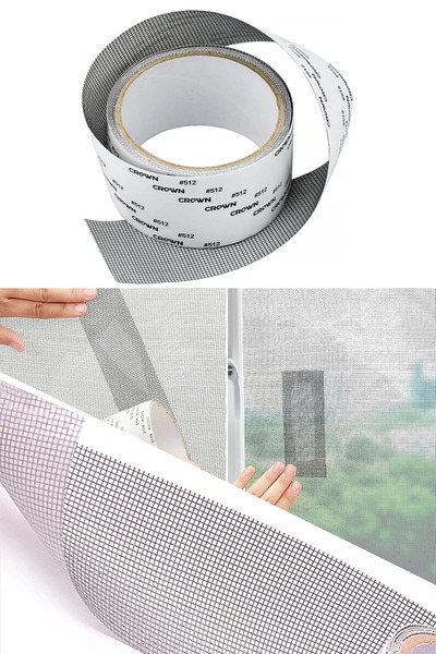 MEZİGARC UV Dayanıklı Kendinden Yapışkanlı Sineklik Tamir Bandı Uzun Ömürlü K...