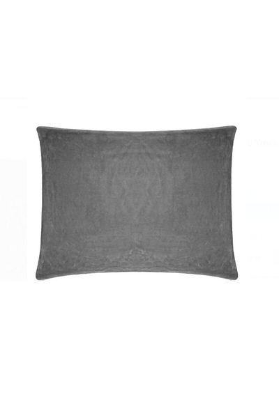 OEM Decorative/Dorm Pillowcase, Grey, Velvet Texture, Dimensions 50x70 cm