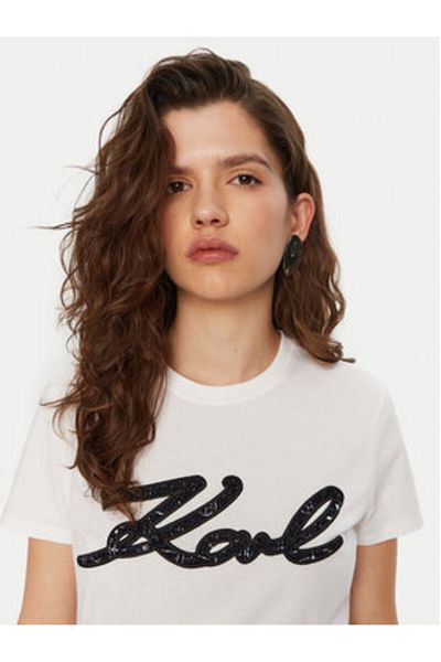 Karl Lagerfeld Tricou damă A1W17117 Alb