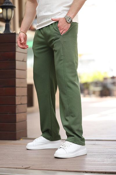 Madmext Ανδρικό Φούτερ Khaki Relaxed Cut E6560