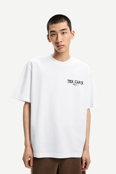 Bershka Kısa kollu baskılı tişört