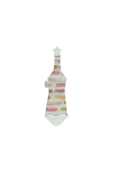 Babyjem BabyJem baby tie with teething accessory, pink
