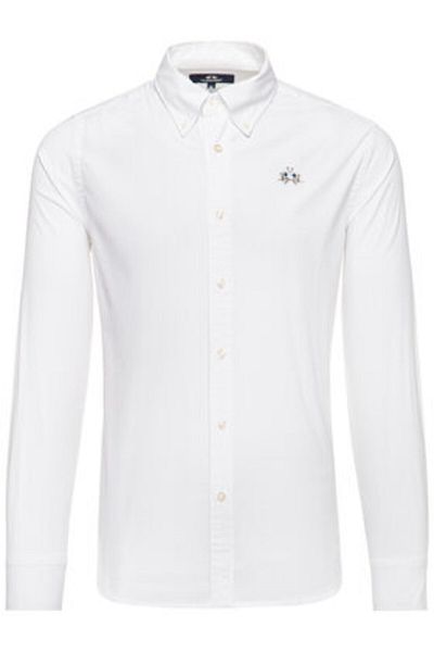 LA MARTINA Mens Shirt CCMC02 PP003 White