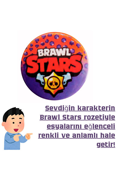 booddie Brawl Stars Metal Rozet 1 Adet