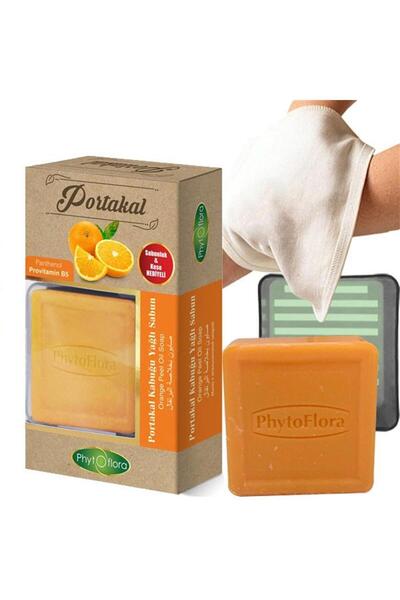 Phytoflora Orange Peel Oil Soap with Pouch and Soap Dish Gift 125 Gr