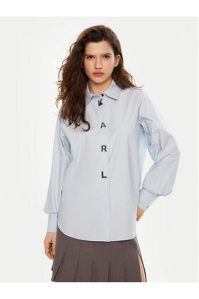 Karl Lagerfeld Cămașă de damă A1W11026 Albastră