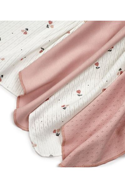 Babyjem Set de 7 batistute din bumbac pentru bebelusi, BabyCosy, 25cmX25cm