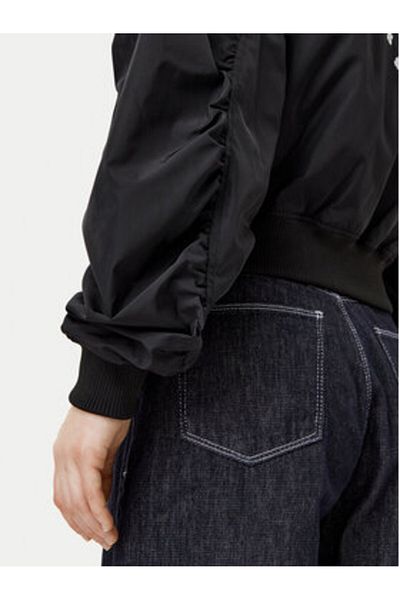 Karl Lagerfeld Women's Bomber Jacket A1W14039 Black