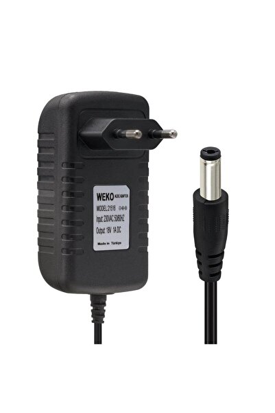 Genel Markalar Weko 18 Volt 1 Amper Priz Tip 5.5x2.5 Uç Adaptör